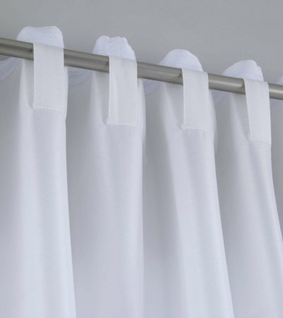 -100002651- Creme HxB 250x300 cm Vorhang Blickdicht Matt »PALERMO« 300 cm Breit Gardine Schlaufen Leinen Optik
