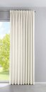 -100002651- Creme HxB 250x300 cm Vorhang Blickdicht Matt »PALERMO« 300 cm Breit Gardine Schlaufen Leinen Optik