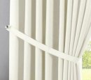 -100002651- Creme HxB 250x300 cm Vorhang Blickdicht Matt »PALERMO« 300 cm Breit Gardine Schlaufen Leinen Optik