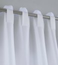 -100002651- Creme HxB 250x300 cm Vorhang Blickdicht Matt »PALERMO« 300 cm Breit Gardine Schlaufen Leinen Optik