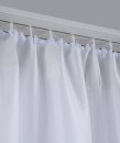 -100002651- Creme HxB 250x300 cm Vorhang Blickdicht Matt »PALERMO« 300 cm Breit Gardine Schlaufen Leinen Optik