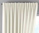 -100002651- Creme HxB 250x300 cm Vorhang Blickdicht Matt »PALERMO« 300 cm Breit Gardine Schlaufen Leinen Optik