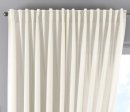 -100002651- Creme HxB 250x300 cm Vorhang Blickdicht Matt »PALERMO« 300 cm Breit Gardine Schlaufen Leinen Optik