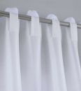 -100002651- Creme HxB 250x300 cm Vorhang Blickdicht Matt »PALERMO« 300 cm Breit Gardine Schlaufen Leinen Optik