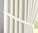 -100002651- Creme HxB 250x300 cm Vorhang Blickdicht Matt »PALERMO« 300 cm Breit Gardine Schlaufen Leinen Optik