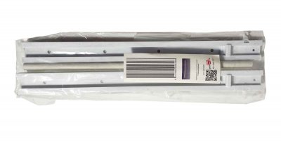 -20190417- Weiß 60 cm Paneelwagen Faltbar Flächenvorhang Zubehör Beschwerungsstange