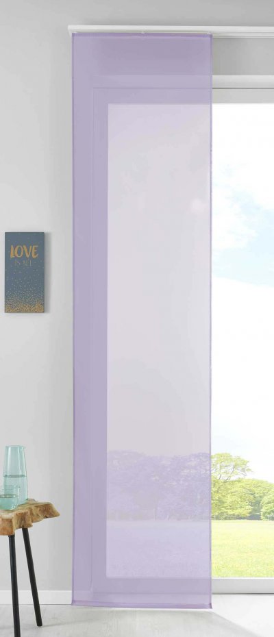 -85589N- Flieder HxB 245x60 cm Schiebegardine...