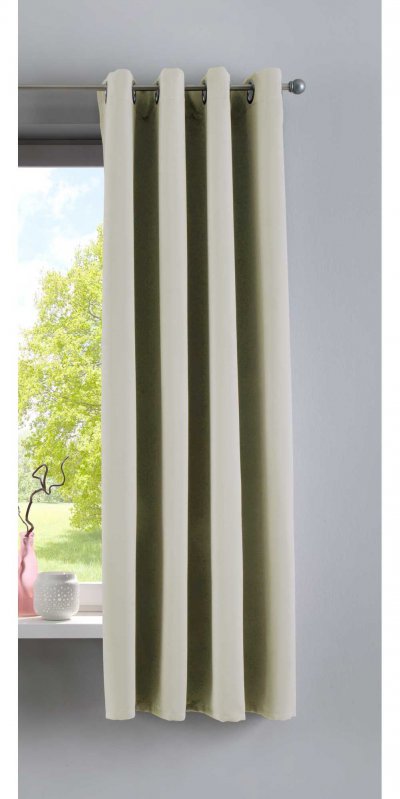 -201920600- Beige HxB 160x140 cm Vorhang Blickdicht...