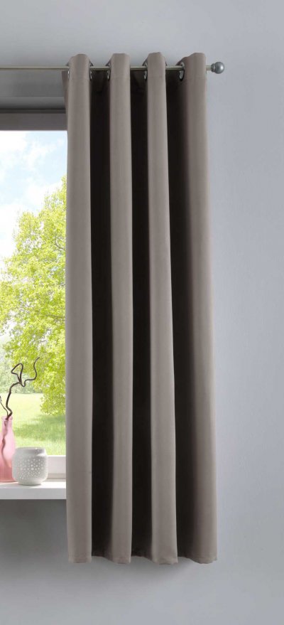 -201920600- Taupe HxB 160x140 cm Vorhang Blickdicht...