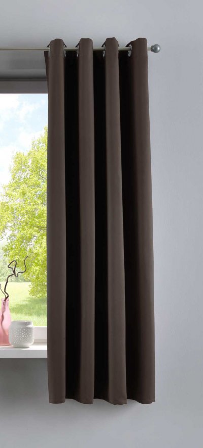 -201920600- Braun HxB 160x140 cm Vorhang Blickdicht...