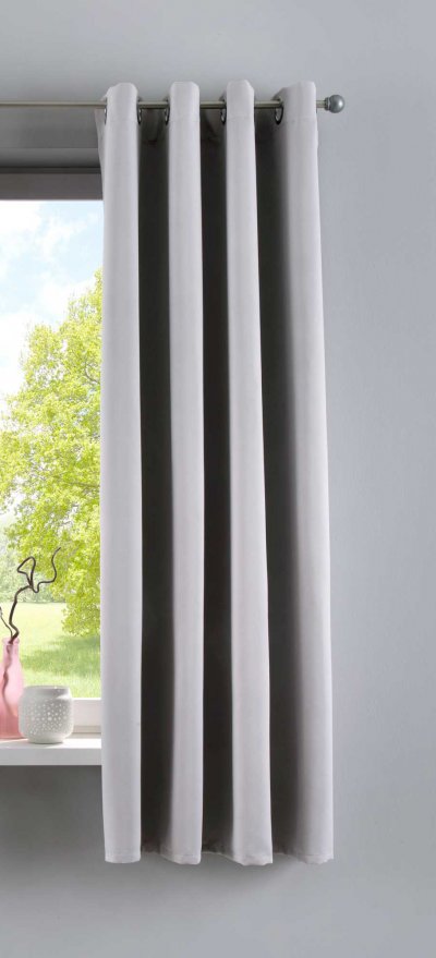 -201920600- Grau HxB 160x140 cm Vorhang Blickdicht...