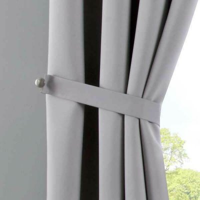-201920600- Grau HxB 245x140 cm Vorhang Blickdicht »NewYork« Verdunkelungsvorhang Ösen Ökotex UV-Schutz
