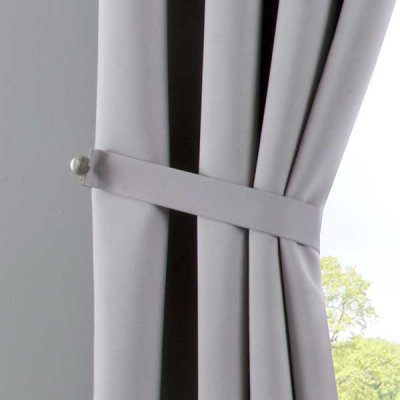 -201920600- Grau HxB 245x140 cm Vorhang Blickdicht »NewYork« Verdunkelungsvorhang Ösen Ökotex UV-Schutz
