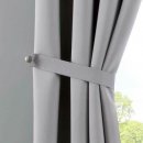 -201920600- Grau HxB 245x140 cm Vorhang Blickdicht »NewYork« Verdunkelungsvorhang Ösen Ökotex UV-Schutz