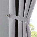 -201920600- Grau HxB 245x140 cm Vorhang Blickdicht »NewYork« Verdunkelungsvorhang Ösen Ökotex UV-Schutz