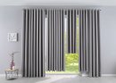 -201920600- Grau HxB 245x140 cm Vorhang Blickdicht »NewYork« Verdunkelungsvorhang Ösen Ökotex UV-Schutz