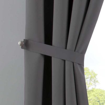 -201920600- Dunkelgrau HxB 225x140 cm Vorhang Blickdicht »NewYork« Verdunkelungsvorhang Ösen Ökotex UV-Schutz