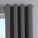 -201920600- Dunkelgrau HxB 225x140 cm Vorhang Blickdicht »NewYork« Verdunkelungsvorhang Ösen Ökotex UV-Schutz