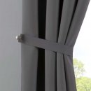-201920600- Dunkelgrau HxB 225x140 cm Vorhang Blickdicht »NewYork« Verdunkelungsvorhang Ösen Ökotex UV-Schutz