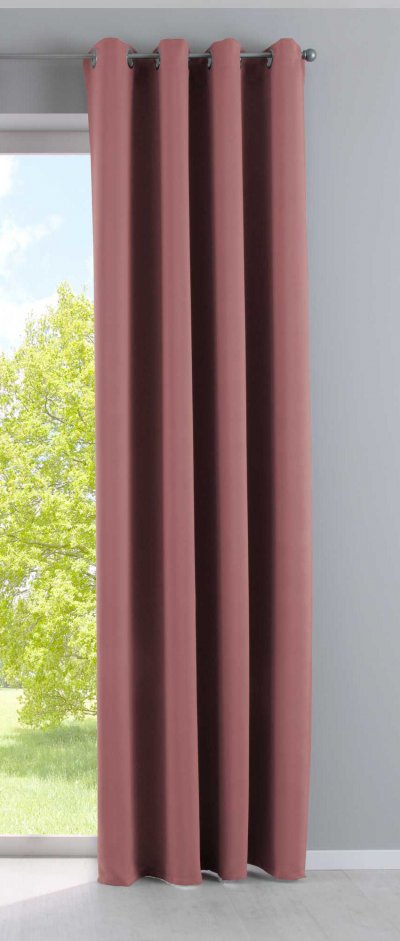 -201920600- Altrosa HxB 225x140 cm Vorhang Blickdicht...