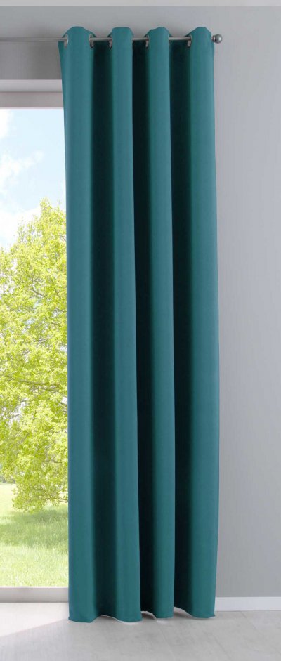 -201920600- Petrol HxB 245x140 cm Vorhang Blickdicht...