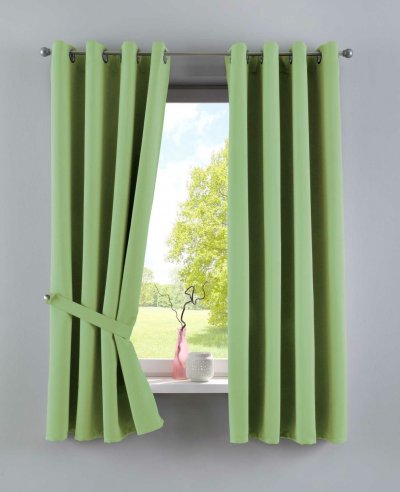 -201920600- Grün HxB 245x140 cm Vorhang Blickdicht »NewYork« Verdunkelungsvorhang Ösen Ökotex UV-Schutz