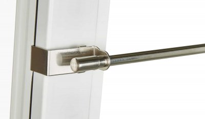 -20190931- Edelstahl 45 75 cm Klemmstange Scheibenstange...