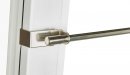 -20190931- Edelstahl 75 125 cm Klemmstange Scheibenstange Metall »Denver« Klemmfix 8/10 Ausziehbar kein Bohren
