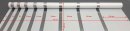 -201916000- Streifen 67x200 cm Fensterfolie selbsthaftend Sichtschutzfolie UV Schutz statische Haftung Folie