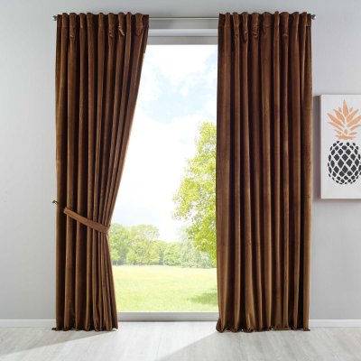-20357- Braun 2 Stück HxB 280x135 cm Verdunkelung...