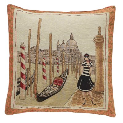-202069- Venedig 45x45 cm Kissenhülle Gobelin...