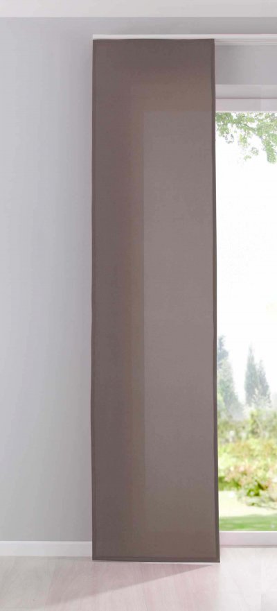 -204411- Taupe HxB 245x60 cm Flächenvorhang...