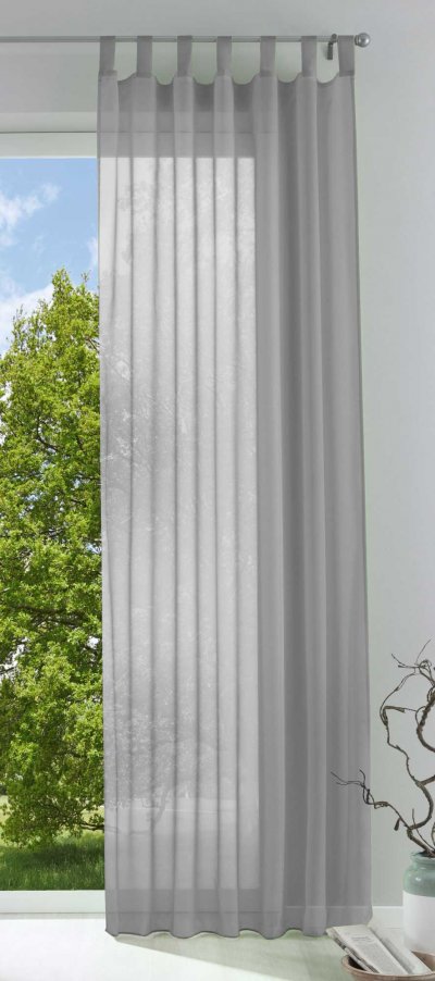 -202076- Grau HxB 255x140 cm 1er Pack Schlaufenschal uni...