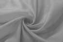 -202076- Grau HxB 255x140 cm 1er Pack Schlaufenschal uni transparent Voile Kräuselband Schlaufen