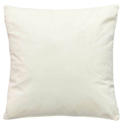 -203572- Creme HxB 45x45 cm Sofakissen Kissenbezug »Milano« Samt mit Füllung Dekokissen Couchkissen