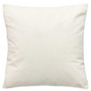 -203572- Creme HxB 45x45 cm Sofakissen Kissenbezug »Milano« Samt mit Füllung Dekokissen Couchkissen