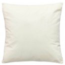 -203572- Creme HxB 45x45 cm Sofakissen Kissenbezug »Milano« Samt mit Füllung Dekokissen Couchkissen