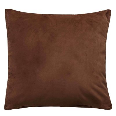 -203572- Taupe HxB 45x45 cm Sofakissen Kissenbezug »Milano« Samt mit Füllung Dekokissen Couchkissen