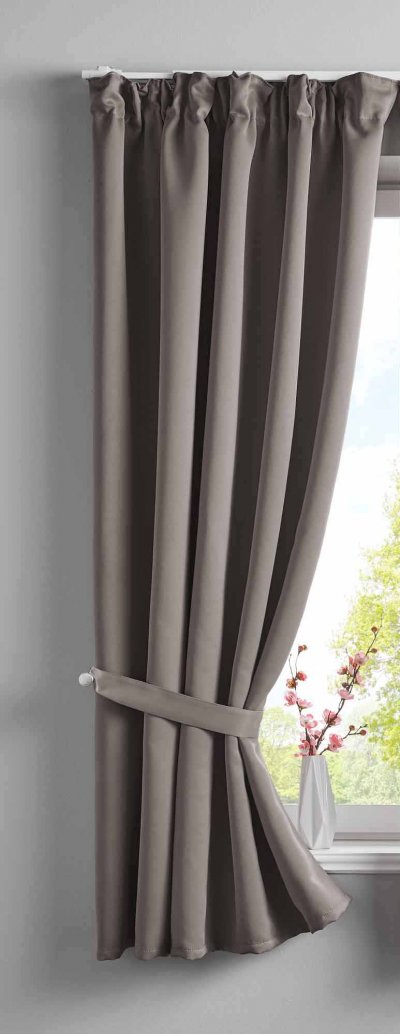 -202020610- Taupe HxB 160x140 cm Verdunkelungsvorhang...