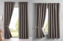 -202020610- Taupe HxB 225x295 cm Verdunkelungsvorhang Blickdicht »NewYork« verdeckte Schlaufen Kräuselband