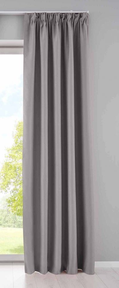 -202020610- Grau HxB 245x140 cm Verdunkelungsvorhang...