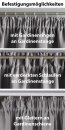 -202020610- Grau HxB 245x295 cm Verdunkelungsvorhang Blickdicht »NewYork« verdeckte Schlaufen Kräuselband
