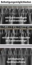 -202020610- Dunkelgrau HxB 245x140 cm Verdunkelungsvorhang Blickdicht »NewYork« verdeckte Schlaufen Kräuselband