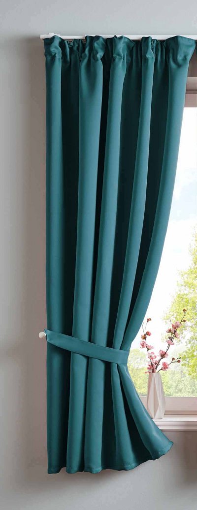 -202020610- Petrol HxB 160x140 cm Verdunkelungsvorhang...