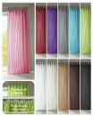 -20400N-1er Set Vorhang Schal Schlaufen »Berlin« Microsatin Blickdicht Kräuselband