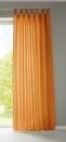 -20400N- Orange HxB 175x140 cm 1er Set Vorhang Schal Schlaufen »Berlin« Microsatin Blickdicht Kräuselband
