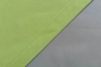 -20400N- Apfelgrün HxB 175x140 cm 1er Set Vorhang Schal Schlaufen »Berlin« Microsatin Blickdicht Kräuselband