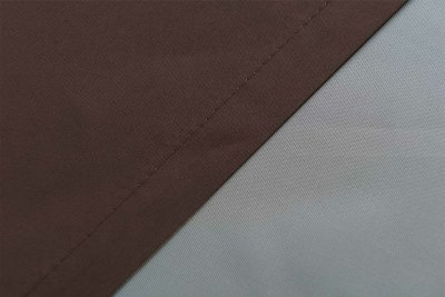 -20400N- Braun HxB 245x140 cm 1er Set Vorhang Schal Schlaufen »Berlin« Microsatin Blickdicht Kräuselband