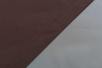 -20400N- Braun HxB 245x140 cm 1er Set Vorhang Schal Schlaufen »Berlin« Microsatin Blickdicht Kräuselband
