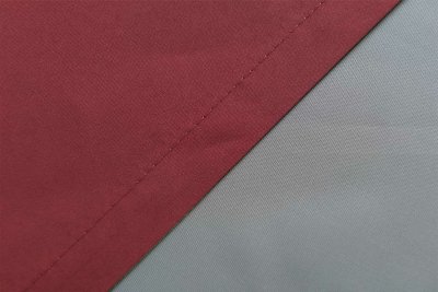 -20400N- Bordeaux HxB 245x140 cm 1er Set Vorhang Schal Schlaufen »Berlin« Microsatin Blickdicht Kräuselband